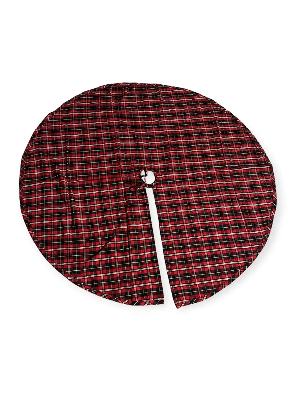 NWOT! Plaid Red Christmas Tree Skirt - Home Holiday